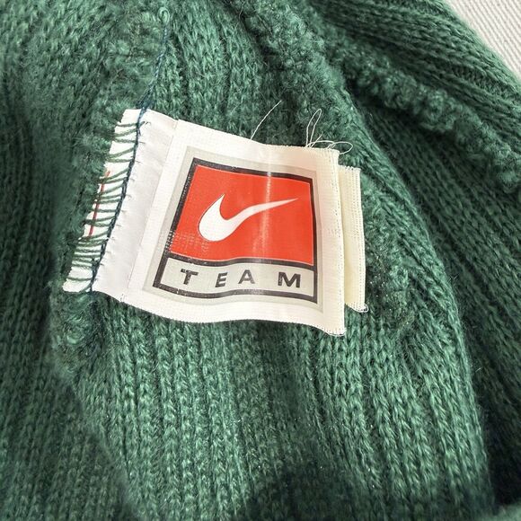 Miami Hurricanes Beanie Hat Knit Nike Orange Green Mens One Size - Picture 4 of 7